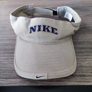 Nike pro classic visor hat cream colour women's
